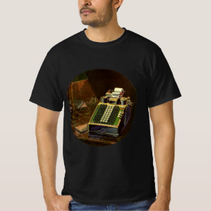 Vintage Business Comptometer Accounting Calculator T-Shirt