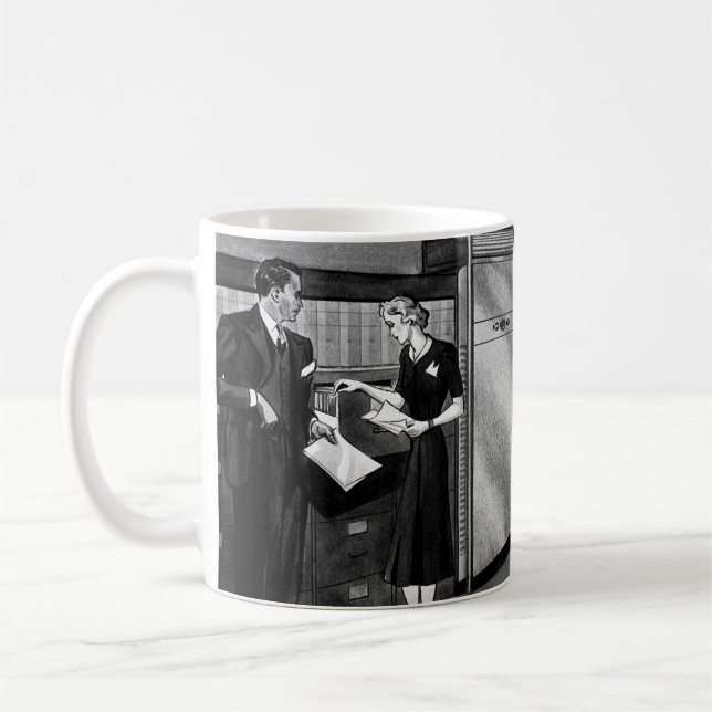 Vintage Business, Executive Businessmen Office Coffee Mug (Left)