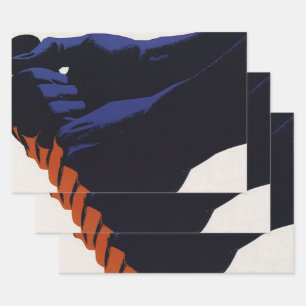 Vintage Business Factory, Manufacturing Production Wrapping Paper Sheet