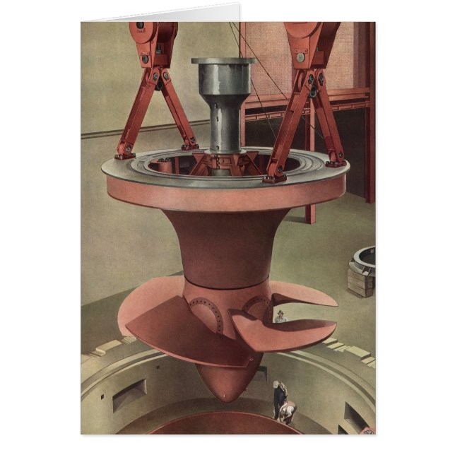 Vintage Business, Giant Water Turbine Energy (Front)