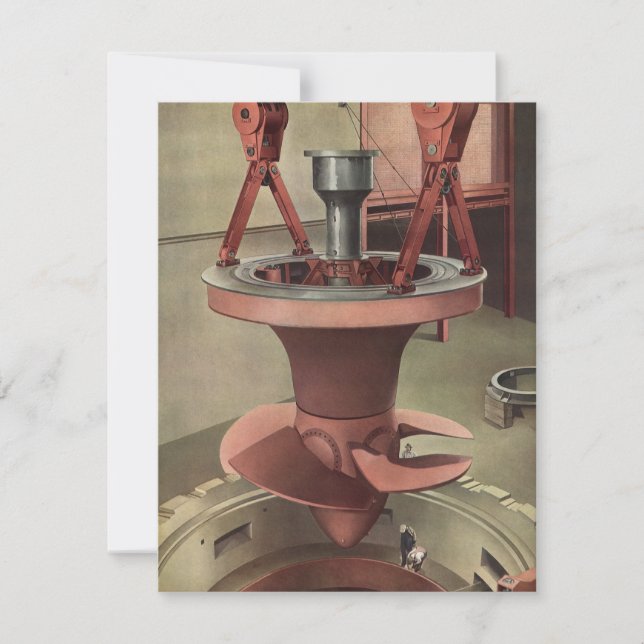 Vintage Business, Giant Water Turbine Energy (Front)