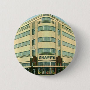 Vintage Business, Knapp's Department Store 6 Cm Round Badge