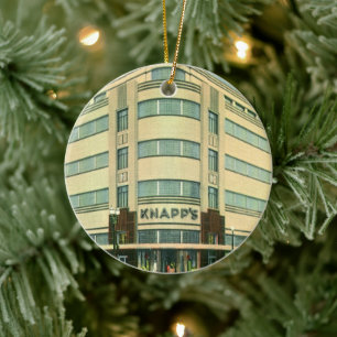 Vintage Business, Knapp's Department Store Ceramic Tree Decoration