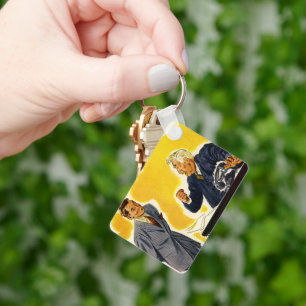 Vintage Business, Mad CEO Executive Boss Employee Key Ring