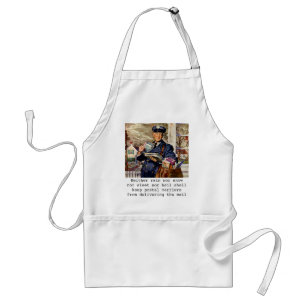 Vintage Business, Mailman Delivering Mail Letters Standard Apron