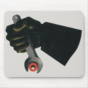 Vintage Business, Manufacturing Factory Machinist Mouse Mat