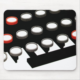 Vintage Business Old Fashioned Typewriter Keyboard Mouse Mat