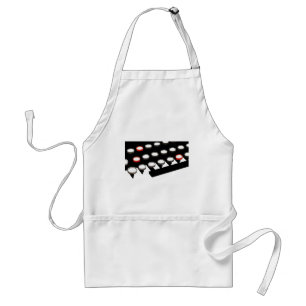 Vintage Business Old Fashioned Typewriter Keyboard Standard Apron