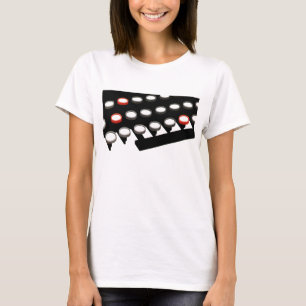 Vintage Business Old Fashioned Typewriter Keyboard T-Shirt