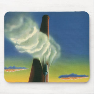 Vintage Business, Steam Whistle Factory Sunrise Mouse Mat