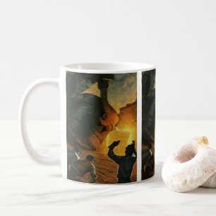 Vintage Business, Steel Manufacturing Industry Coffee Mug