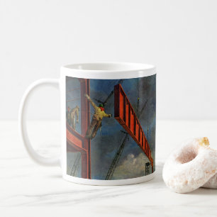 Vintage Business, Workers on Steel Construction Coffee Mug