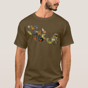 Vintage Butterflies Butterfly Collection FAIRY T-Shirt
