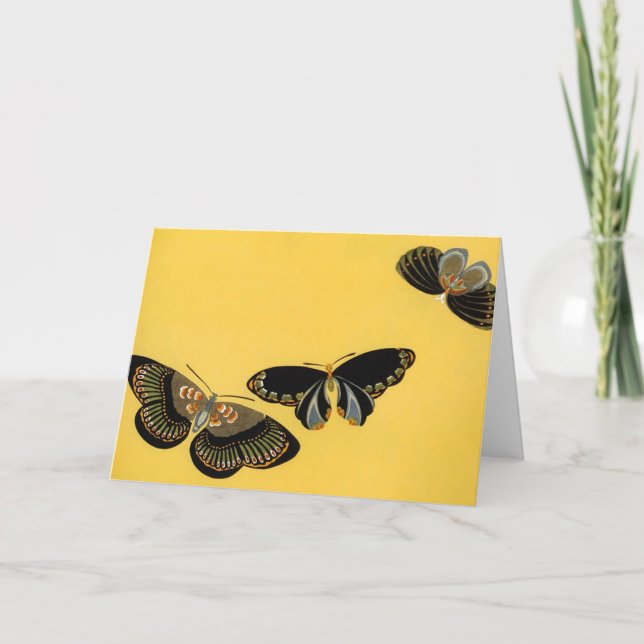 Vintage Butterflies - Card (Front)