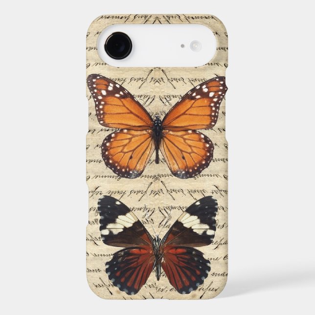 Vintage butterflies collection Case-Mate iPhone case (Back)