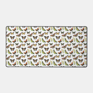 Vintage Butterflies Desk Mat