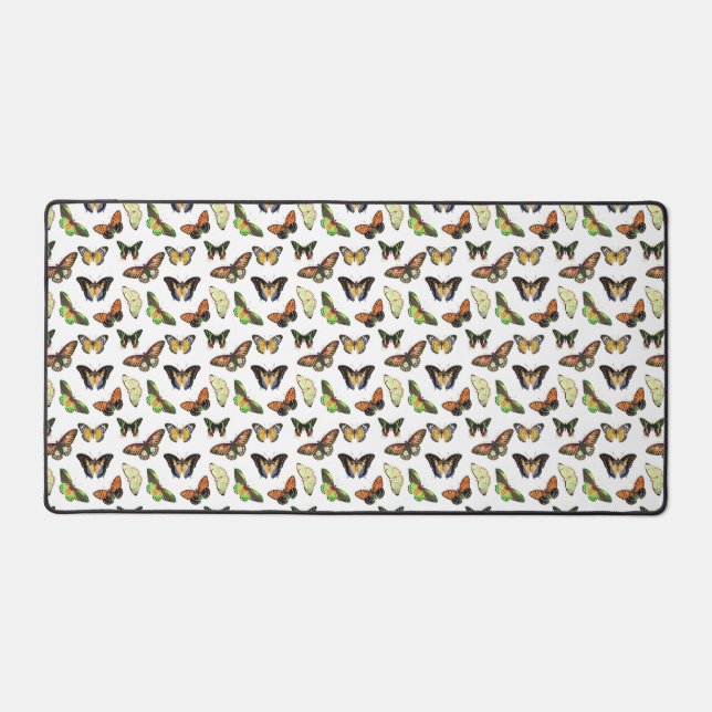Vintage Butterflies Desk Mat (Front)