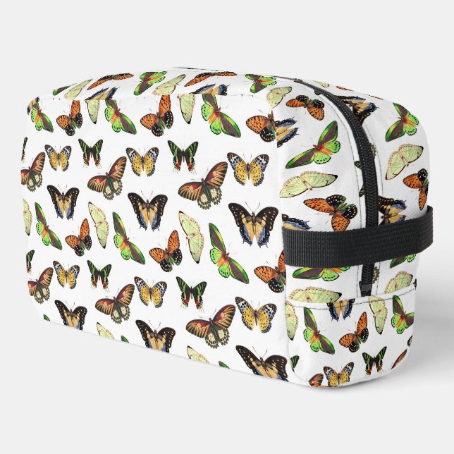 Vintage Butterflies Dopp Kit (Left Corner)