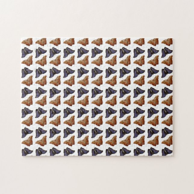 Vintage Butterflies Illustration Art Jigsaw Puzzle (Horizontal)