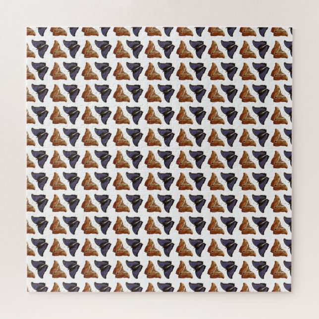 Vintage Butterflies Illustration Art Jigsaw Puzzle (Horizontal)