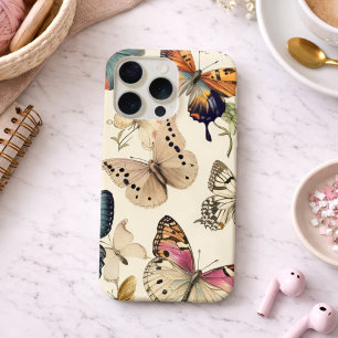 Vintage Butterflies iPhone 15 Pro Case