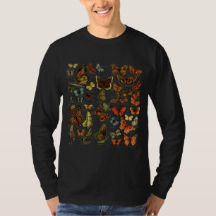 Vintage Butterflies print Butterfly Collection ent T-Shirt