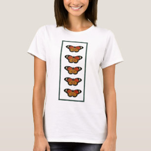 Vintage Butterflies Spring Beautiful Nature Cute T-Shirt