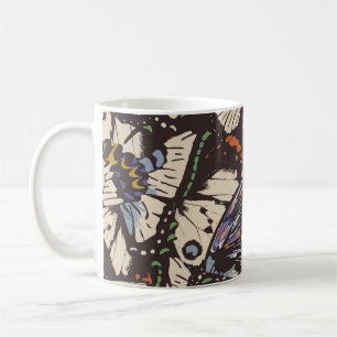 Vintage butterflies surface pattern. Colourful, t Coffee Mug