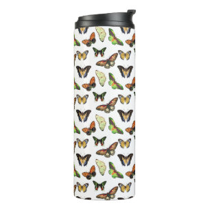 Vintage Butterflies Thermal Tumbler