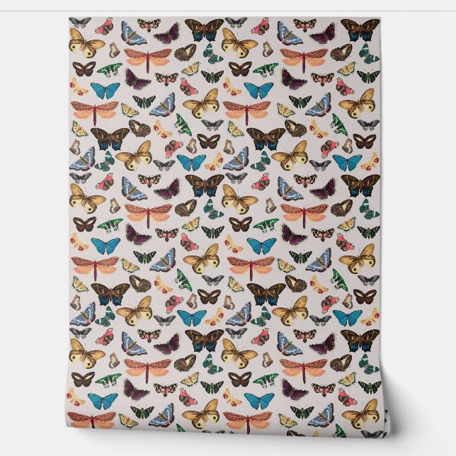 Vintage butterfly Aesthetic Wallpaper (Unrolling)