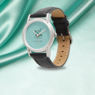 Vintage Butterfly Blue eWatch Watch