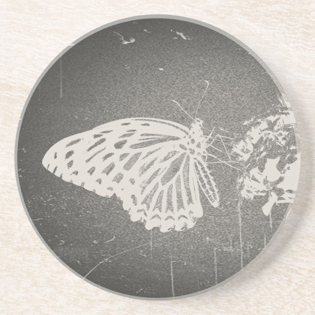 Vintage Butterfly Coaster (Front)