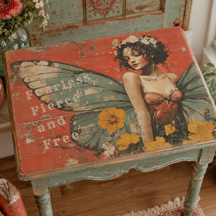 Vintage Butterfly Fairy Inspirational Decoupage Tissue Paper