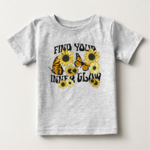 Vintage Butterfly Find Your Inner Glow Baby T-Shirt