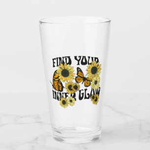 Vintage Butterfly   Find Your Inner Glow Glass