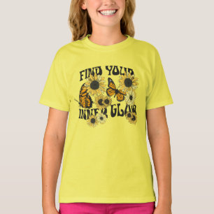 Vintage Butterfly Find Your Inner Glow T-Shirt