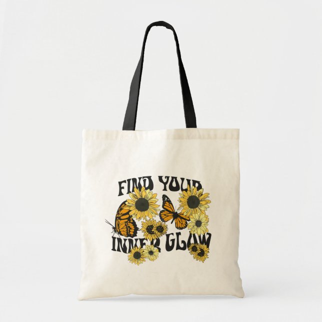 Vintage Butterfly | Find Your Inner Glow Tote Bag (Front)