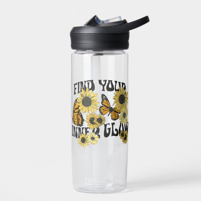 Vintage Butterfly | Find Your Inner Glow Water Bottle (Left)