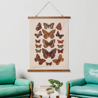 Vintage Butterfly Hanging Tapestry