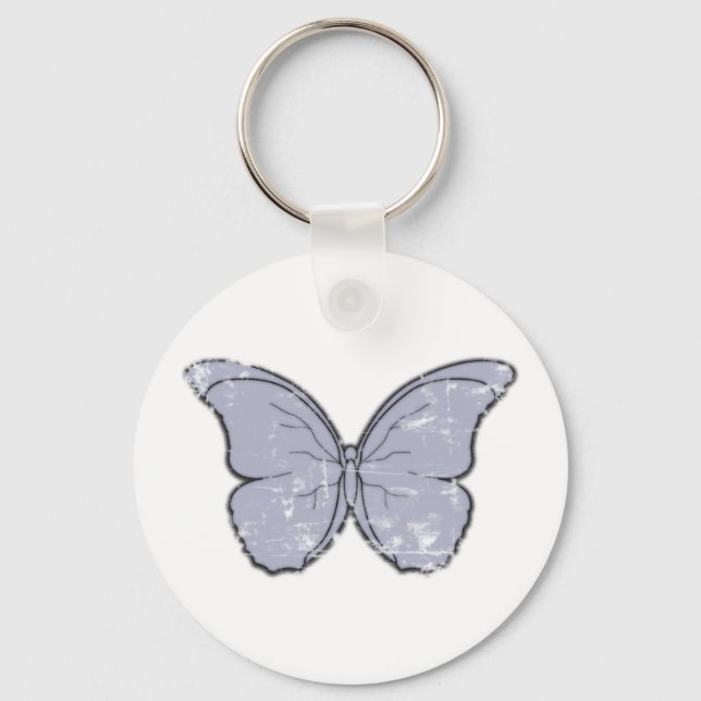 Vintage Butterfly Key Ring (Front)