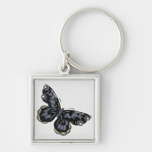 Vintage Butterfly Key Ring (Front)