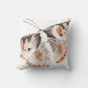 Vintage Butterfly Old Illustration Cushion
