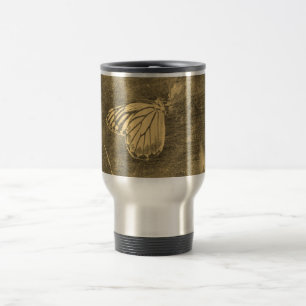 Vintage Butterfly on Flower #2 - Mug