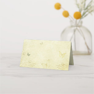 Vintage Butterfly Place Card