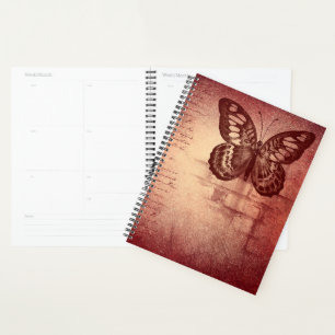 Vintage Butterfly Planner