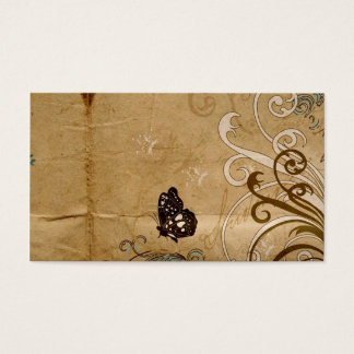 Vintage butterfly Profile Card