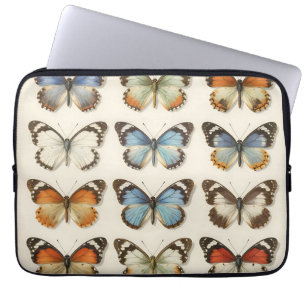 Vintage Butterfly Specimen Collection Laptop Sleeve