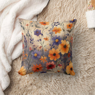 Vintage Butterfly Wildflower (11) Cushion