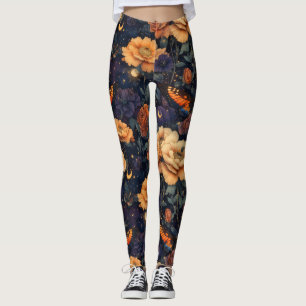 Vintage Butterfly Wildflower (11) Leggings