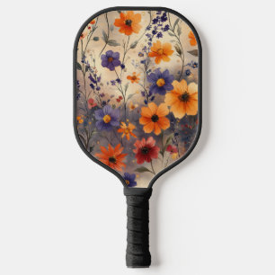 Vintage Butterfly Wildflower (11) Pickleball Paddle